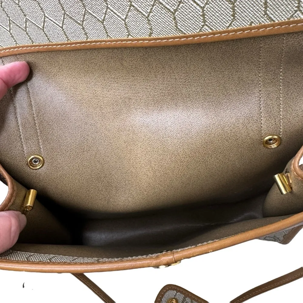 Christian Dior Vintage Honeycomb Crossbody Bag Purse - Image 15