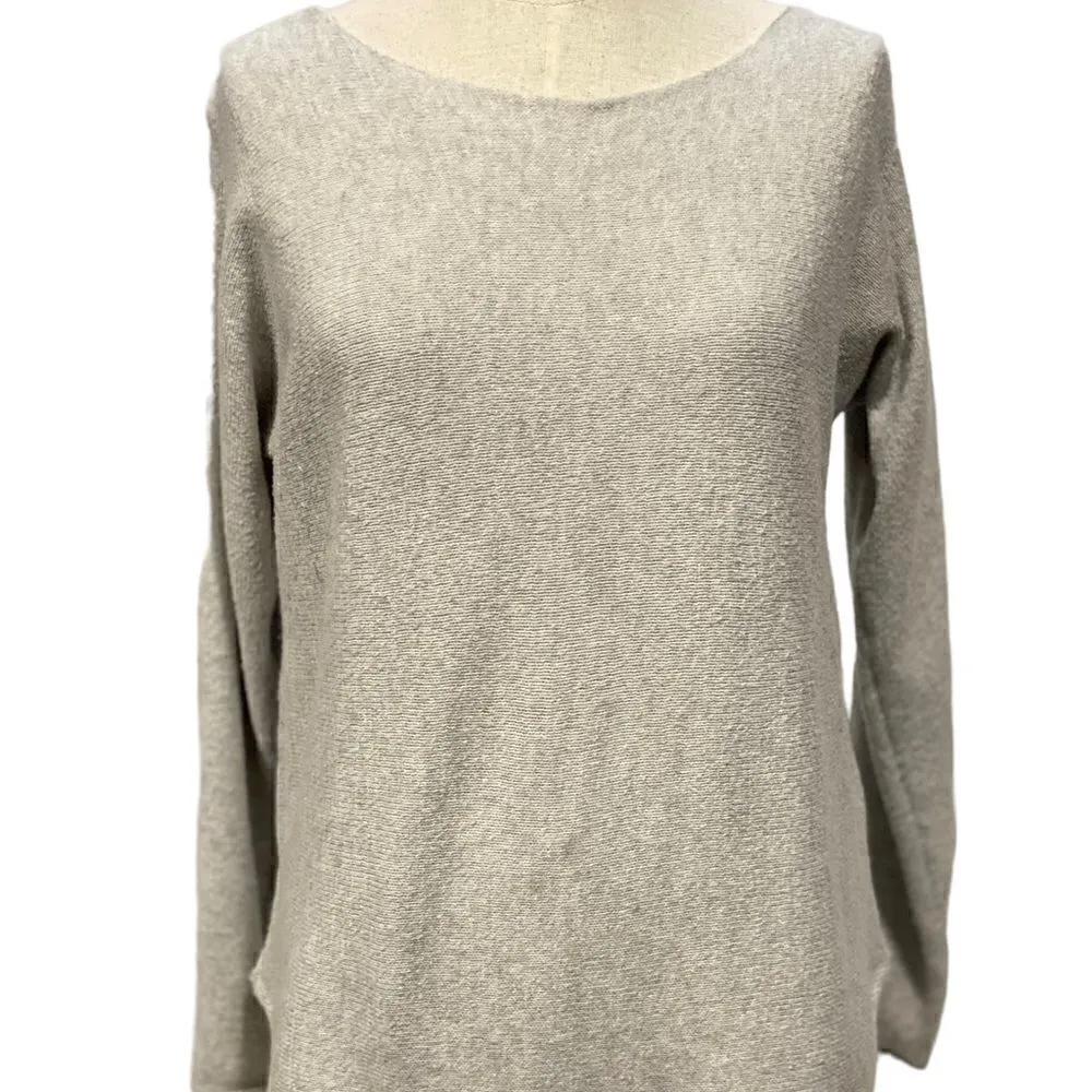 Old Navy Lightweight Grey Boat Neck Sweater - Image 8