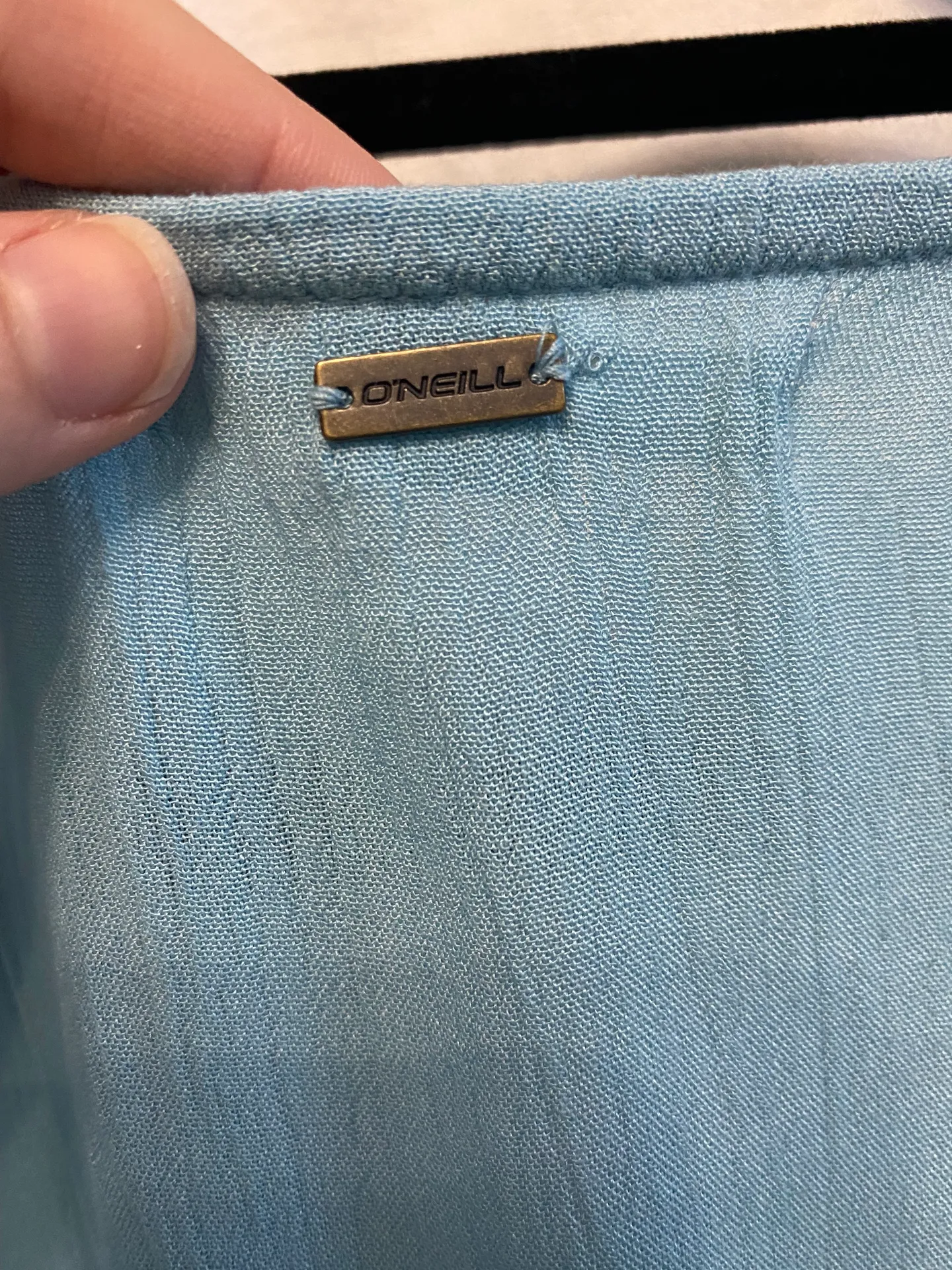 NWT O’NEILL Blue Ruffle Crop Top - Image 7