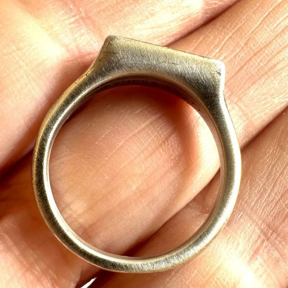 Kendra Scott black druzy silver plated ring - Image 7