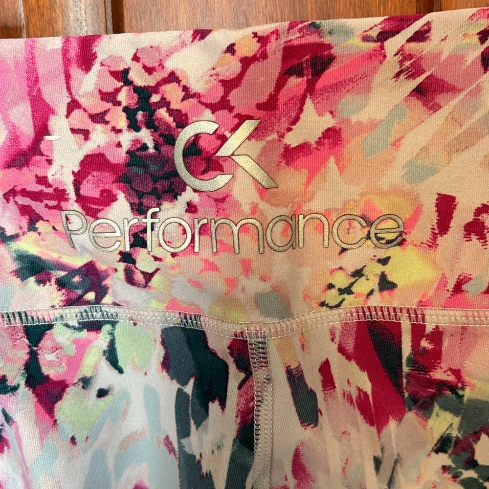 Calvin Klein performance Wick athletic wear stretchy leggings size XL Pink - Image 3