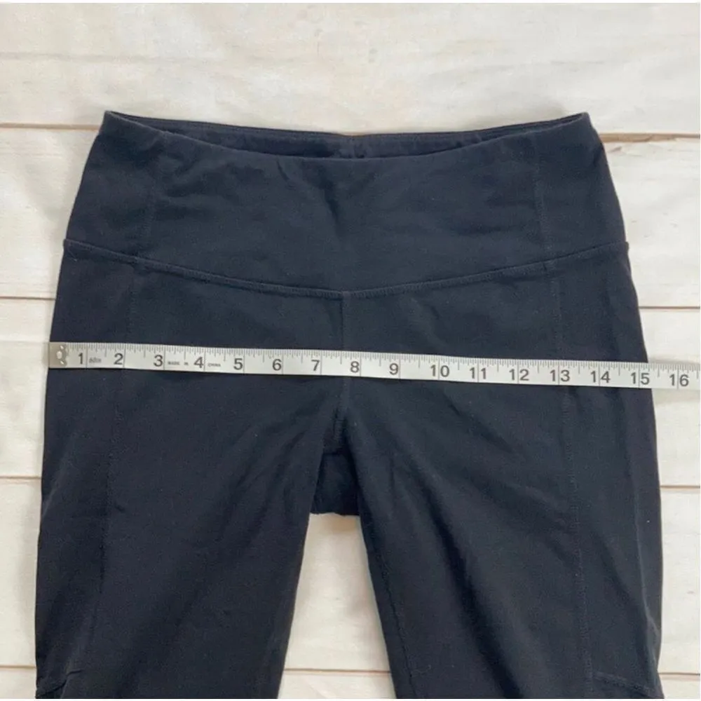 Athleta Black Mind Over Mat Capri Leggings Size Small - Image 10