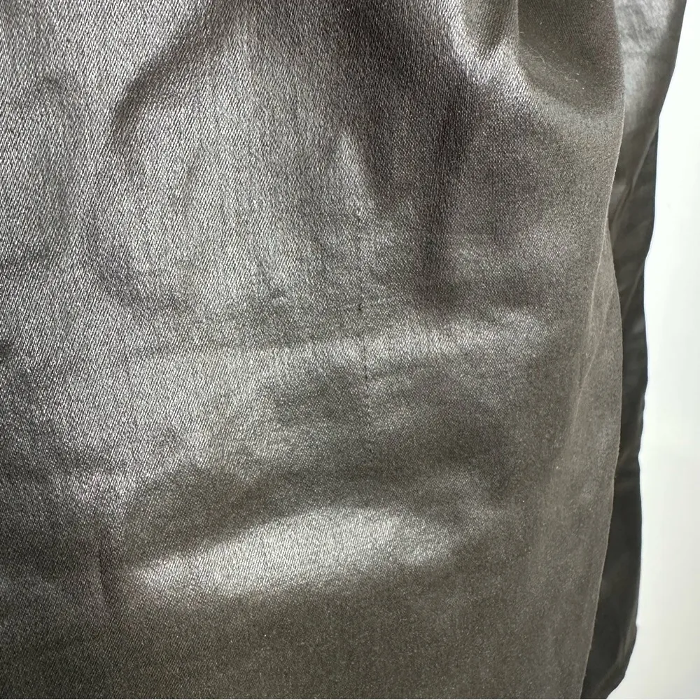 AG Adriano Goldschmied Brown Faux Leather Legging Ankle Pants Size 27 - Image 10