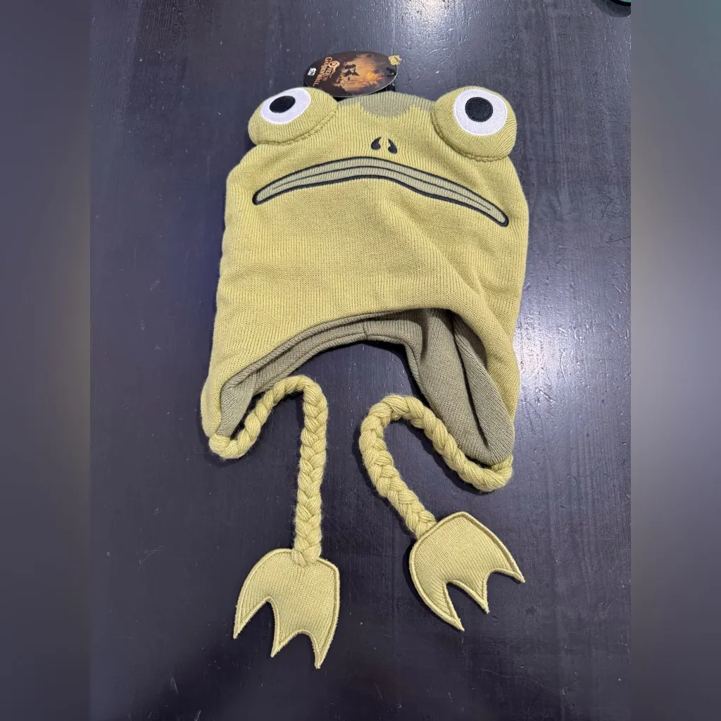 Cartoon Network Over The Garden Wall Jason Funderburker Frog Tassel Beanie - Image 2