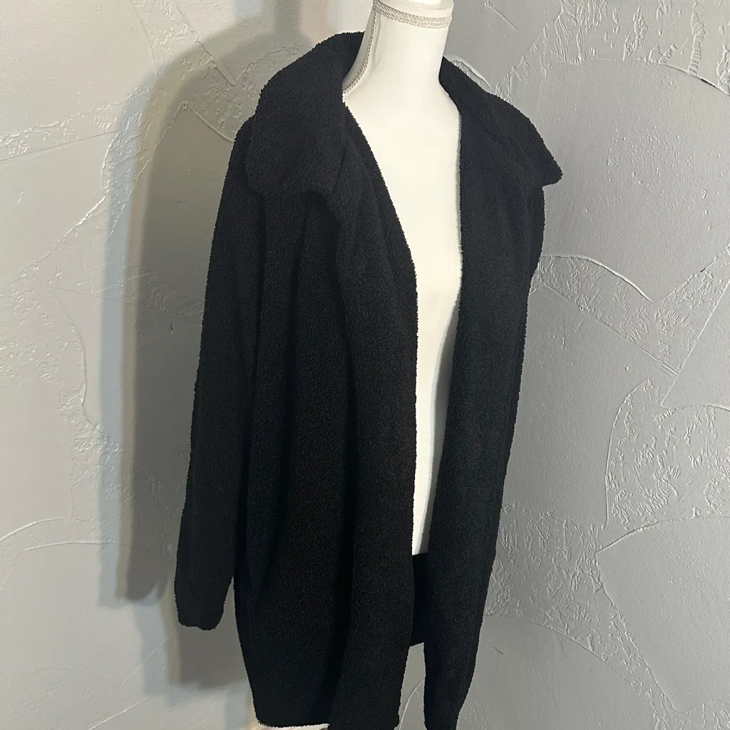 Black Teddy Jacket for Women Size XXL - Image 8