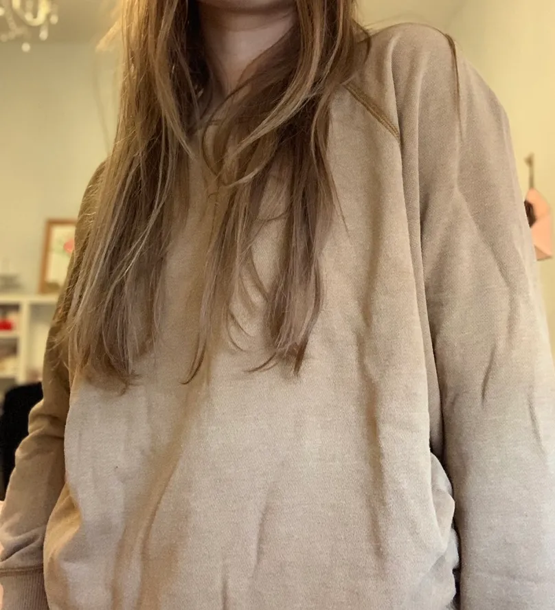 Aerie Camel Oversized Sweatshirt - Image 2