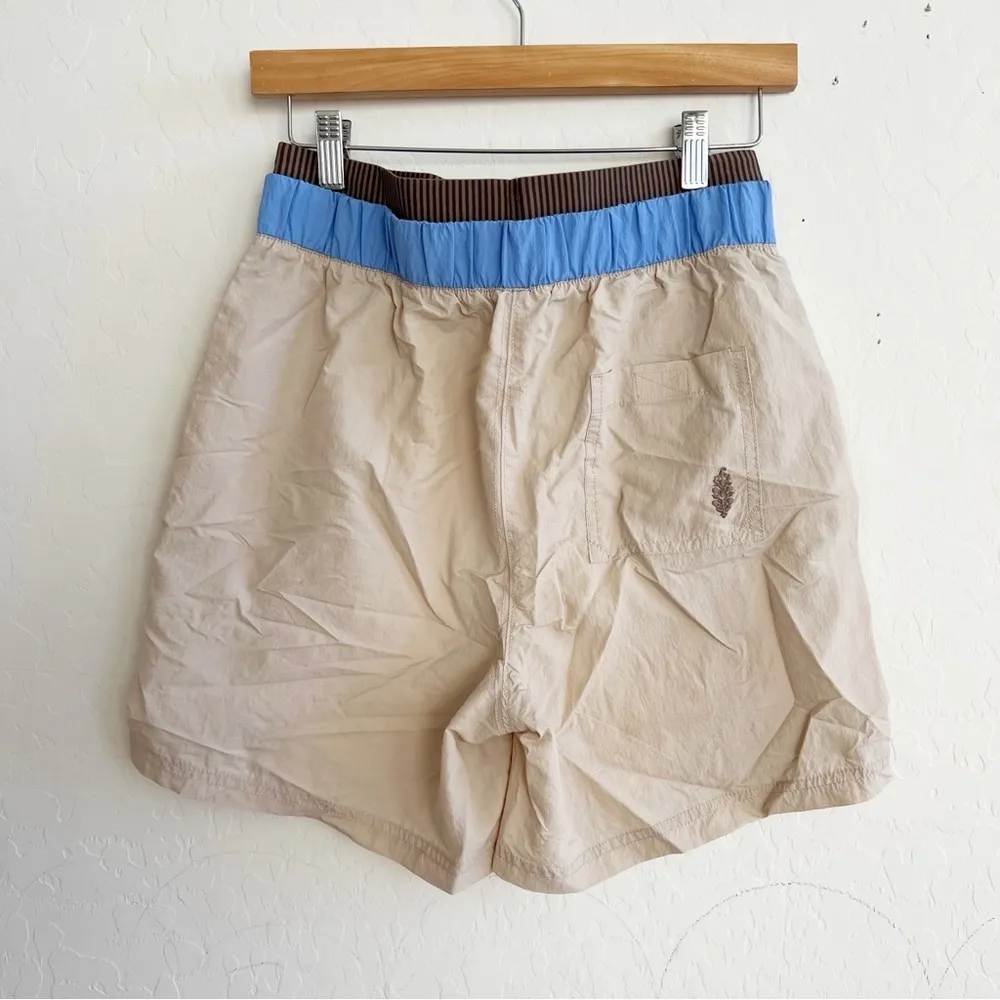 Free People Movement Sun Daze Solid Earth tone board shorts Blue Size XS - Image 3