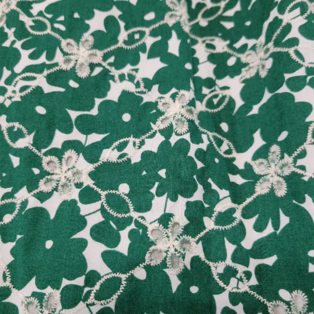 Luna Moon Skirt Size Small W24" in Elastic Waist Embroidered Floral Print Ruffle  - Image 5