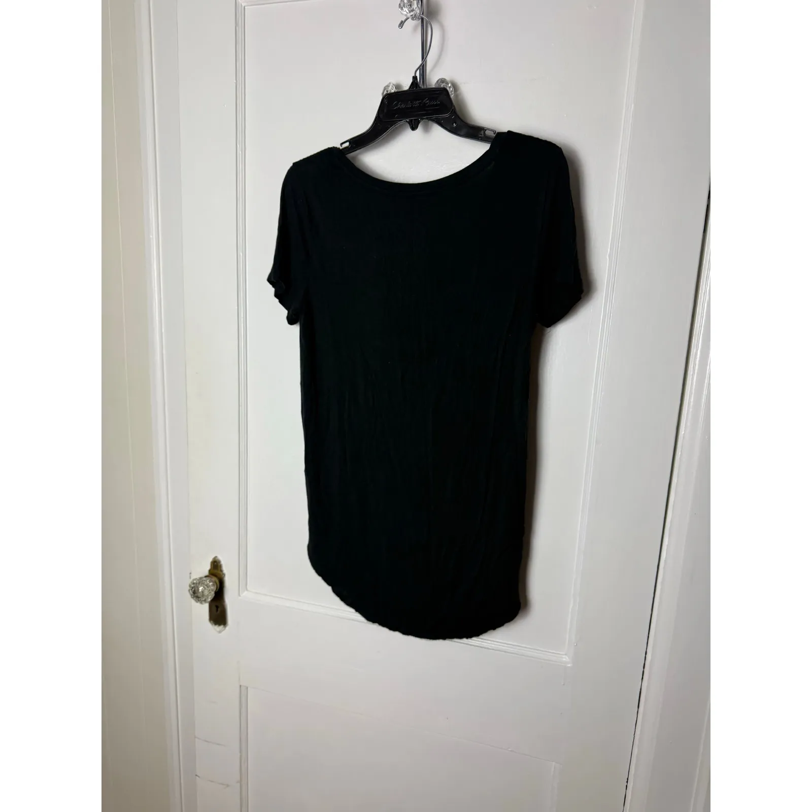 American Eagle Outfitters Black Jersey Knit Soft and Sexy Short Sleeve T-shirt S - Image 4