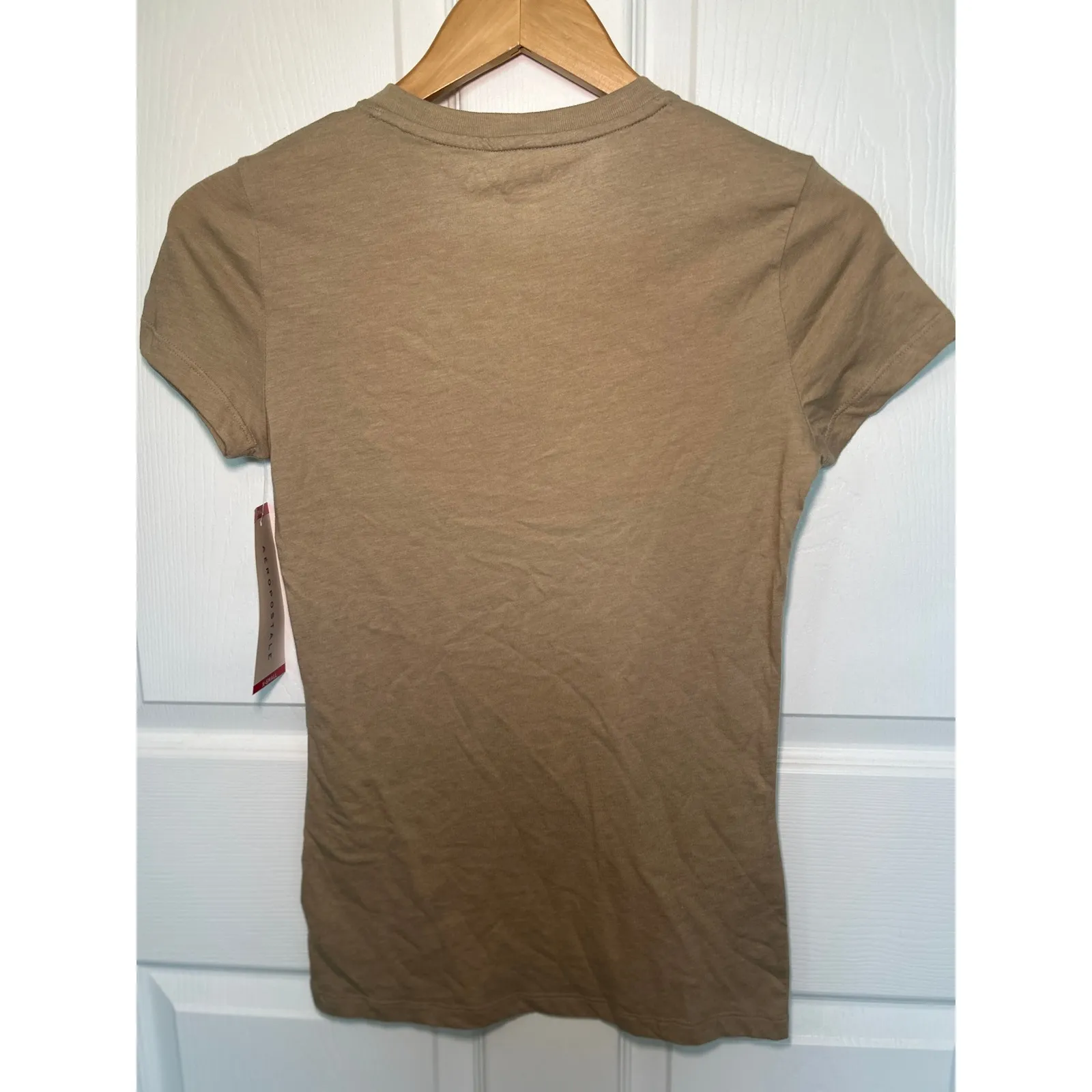 NWT Aeropostale Graphic Tee Flower Print Casual Top Classic Crew Neck‎ XS - Image 5