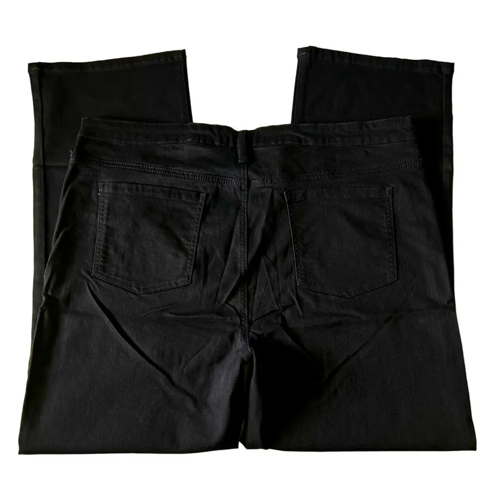 Buffalo David Bitton Womens Black Straight Leg Stretch Jeans Waist is 22 XXXL - Image 4