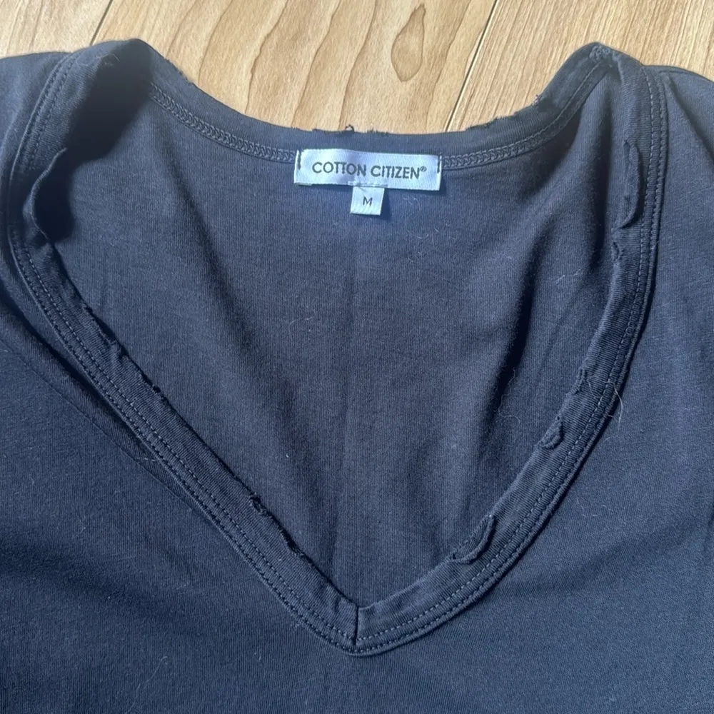 BLACK DISTRESSED SHIRT - Image 2