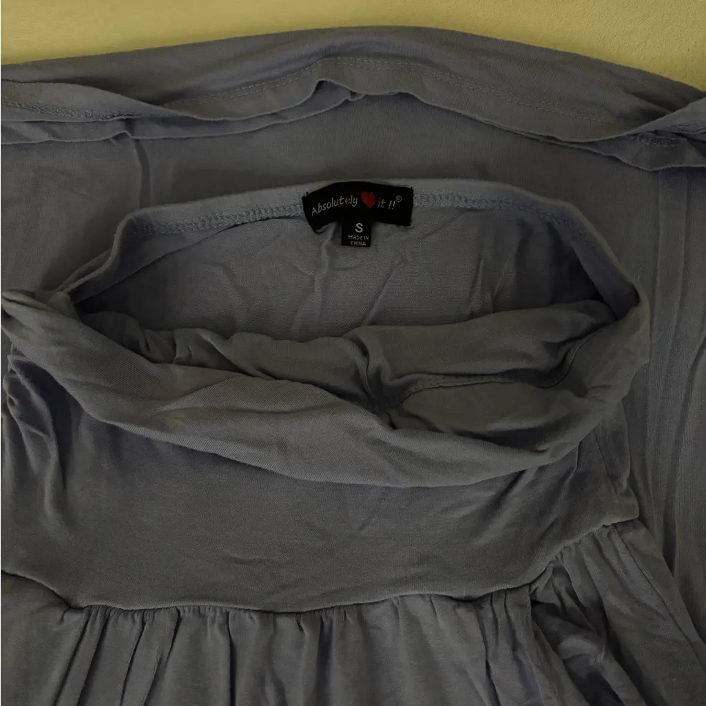 Absolutely Charcoal Maxi Skirt - Image 2