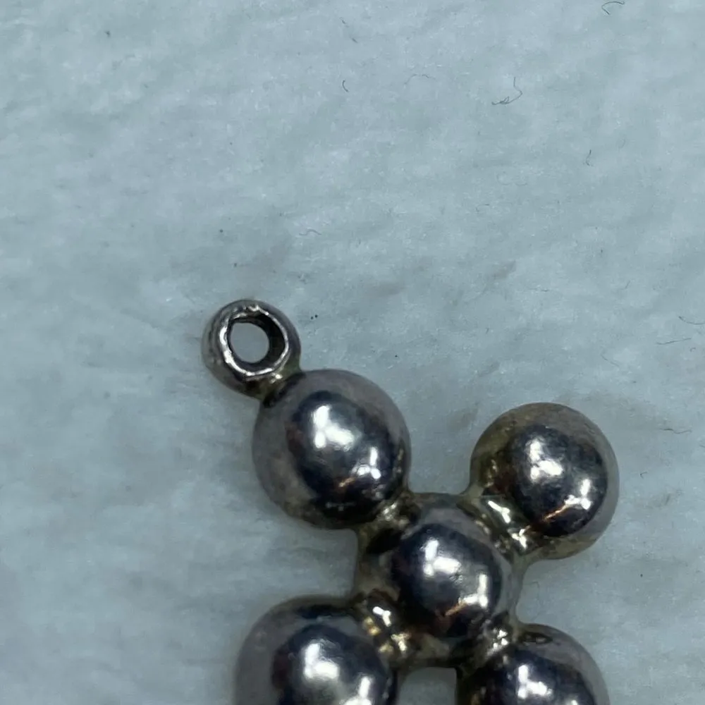 Silver Cross Jewelry Pendant Charm for Necklace 925 SE Stamped Small 1 Inch Size - Image 12