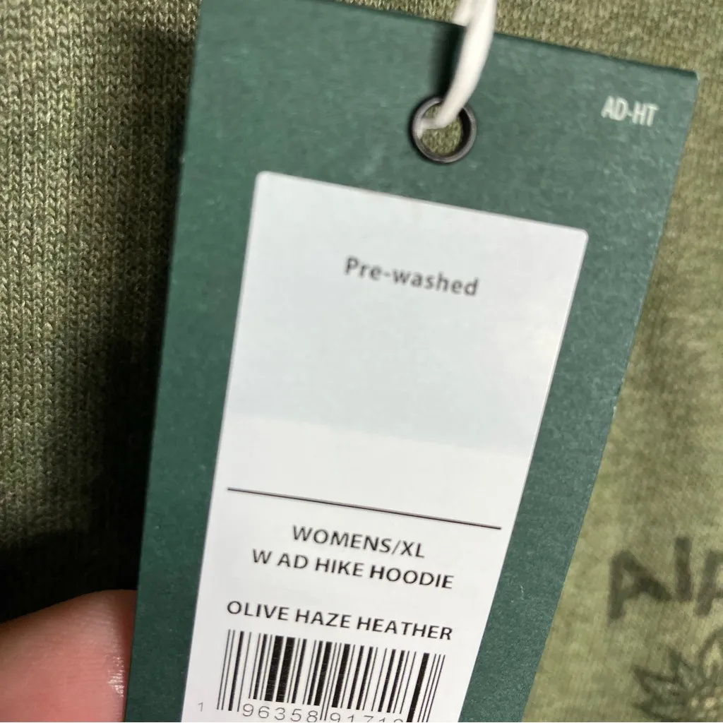 Alpine Design olive green hike hoodie women’s size XL new with tags casual cozy‎ - Image 2