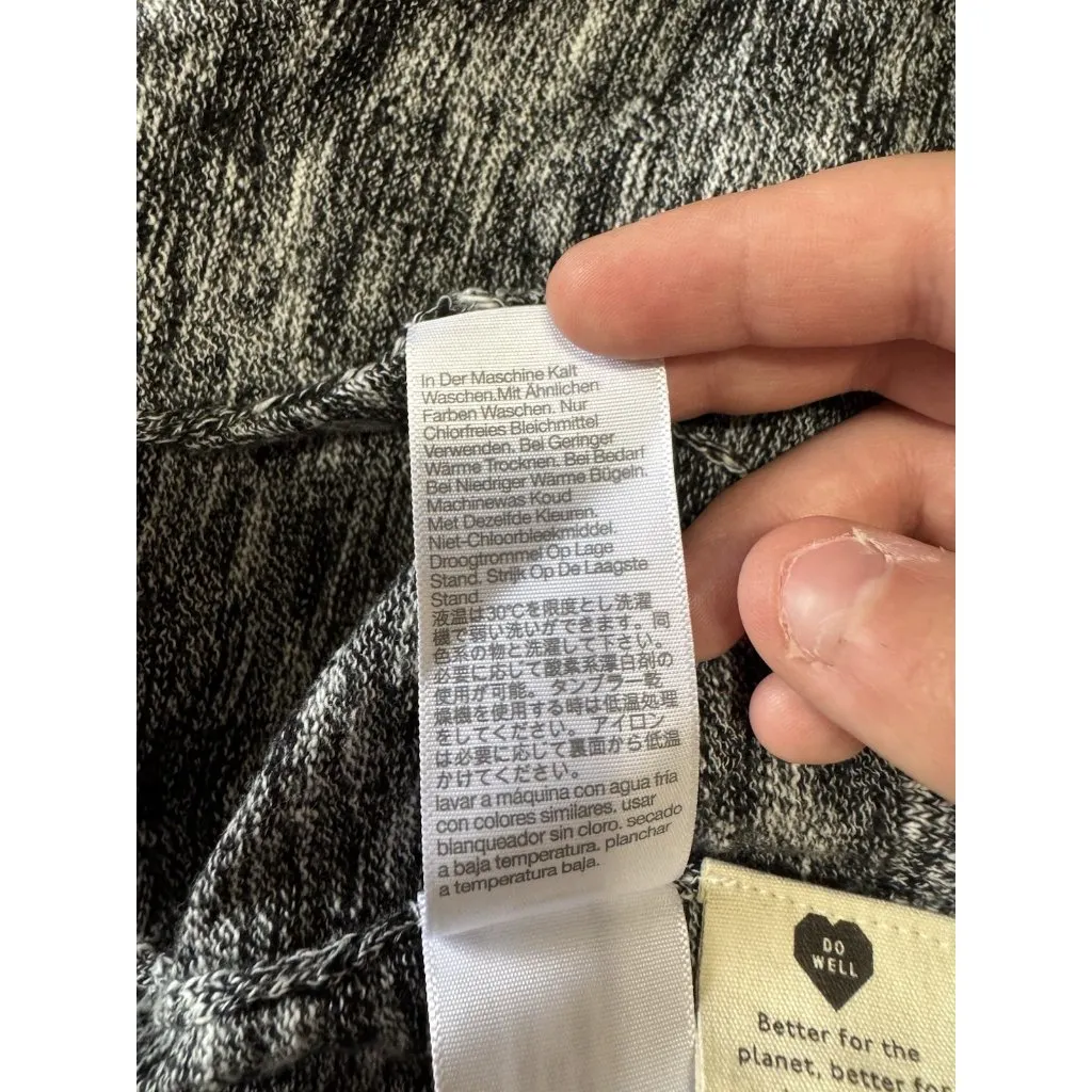 Madewell Cardigan Size Small Marled Panda Open Front Cardigan Sweater Pocket NWT - Image 12