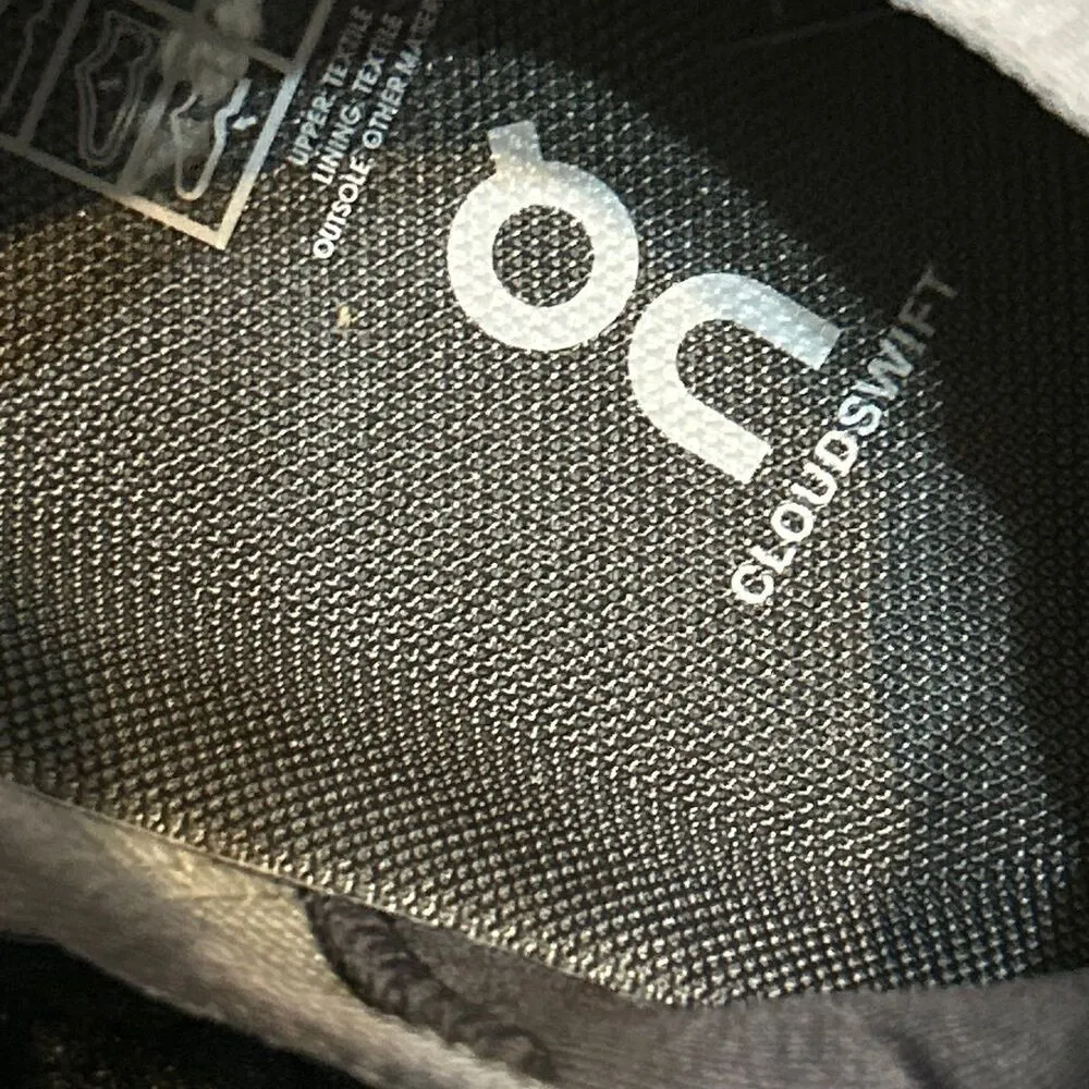 On CLOUDSWIFT lilac Wolf running athletic training lace up shoes sneakers sz8 - Image 5