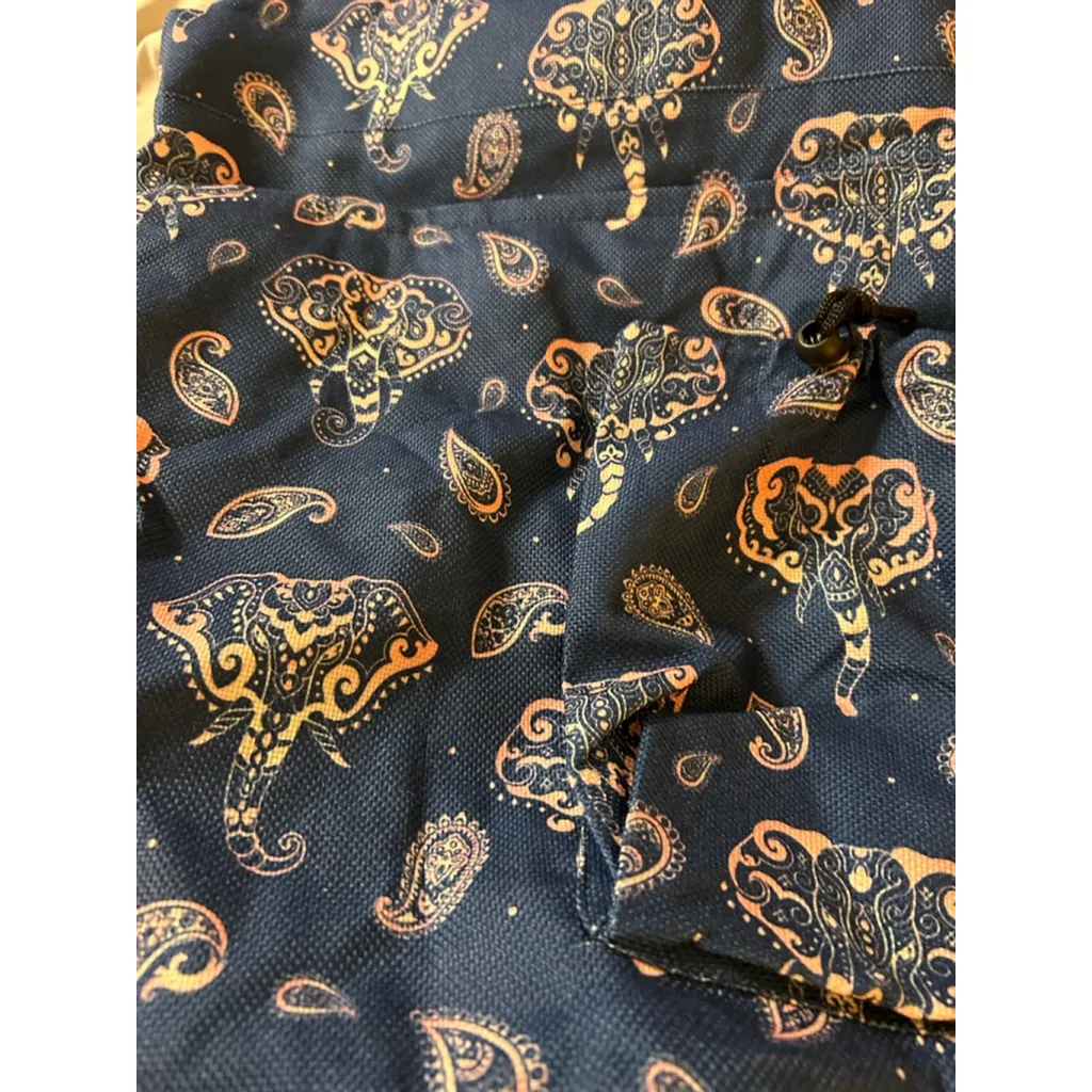 NEW Blue Paisley zippered Yoga Mat Bag with Pockets & Strap for yoga mat 35” - Image 4