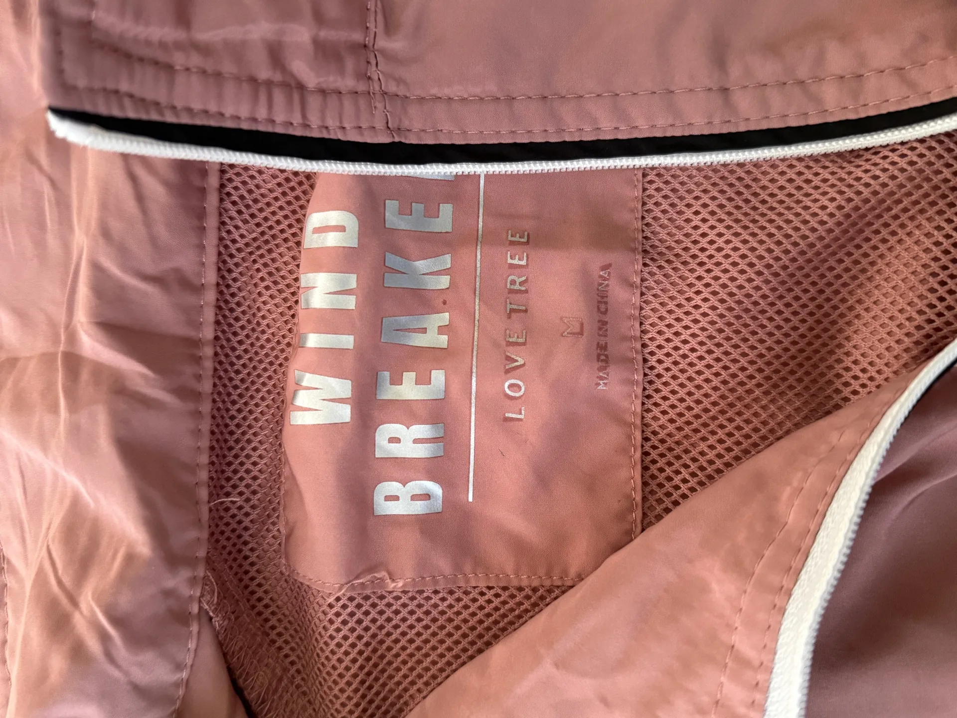 Cropped Windbreaker Pink Size L - Image 5
