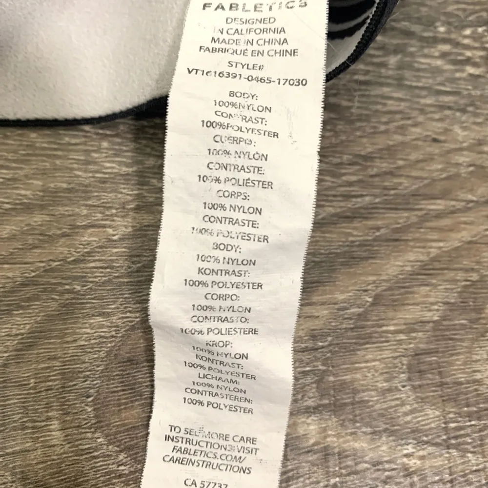 Fabletics S hooded vest elastic waist nylon - Image 8