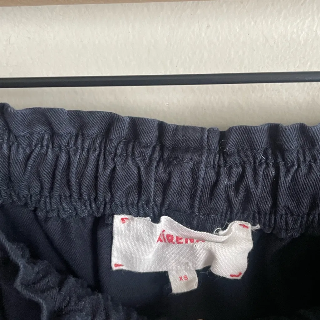Xirena Navy Draper Cotton Drawstring Pant Blue Size XS - Image 7