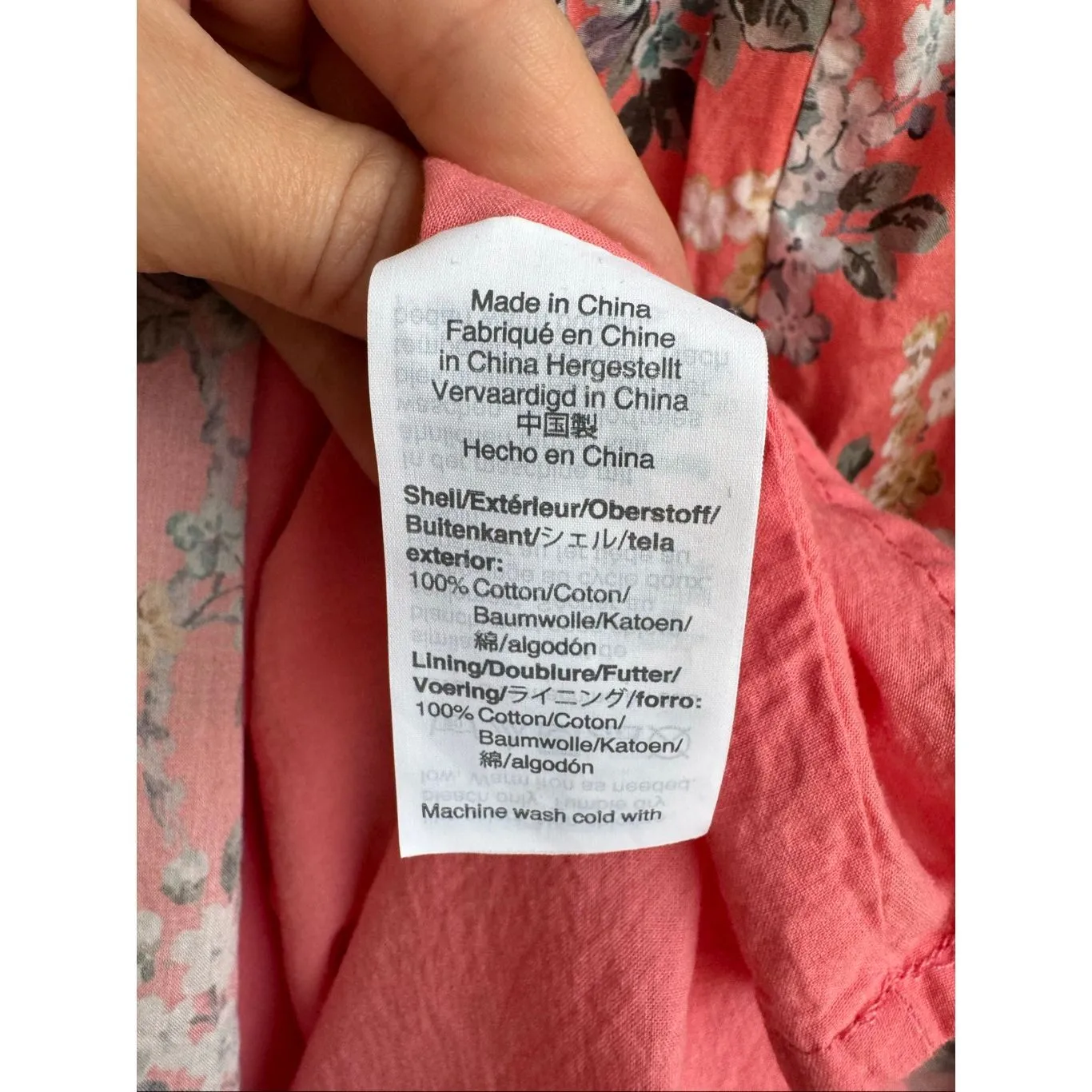 J. Crew Liberty Fabric Ruffle Hem Josephine Floral Pink Sweetheart Size 6 Small - Image 6