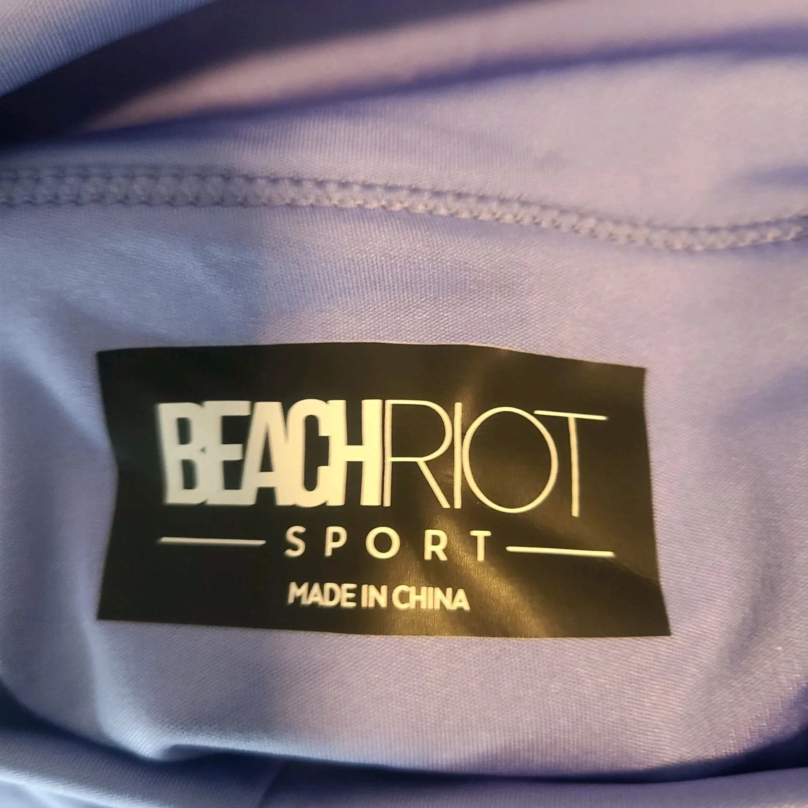 BEACH RIOT Gloria Skirt Skort High Tide Colorblock Purple Pink Green Size Small - Image 4