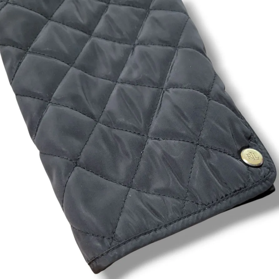 Lauren Ralph Lauren Jacket Size Small Diamond Quilted Jacket Womens Jacket Black - Image 5