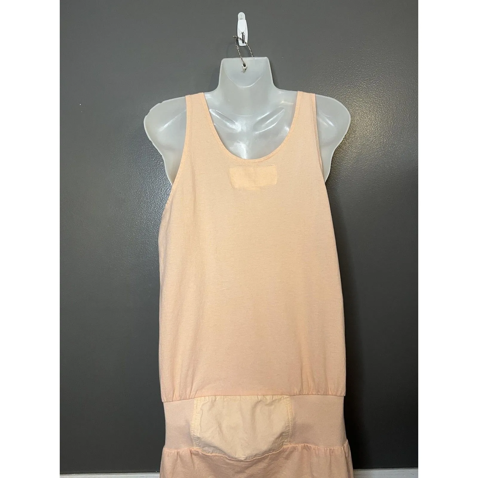 Vintage JAG Active Force Dress Womens Small Pink Tank Midi Pocket Cotton Casual - Image 8