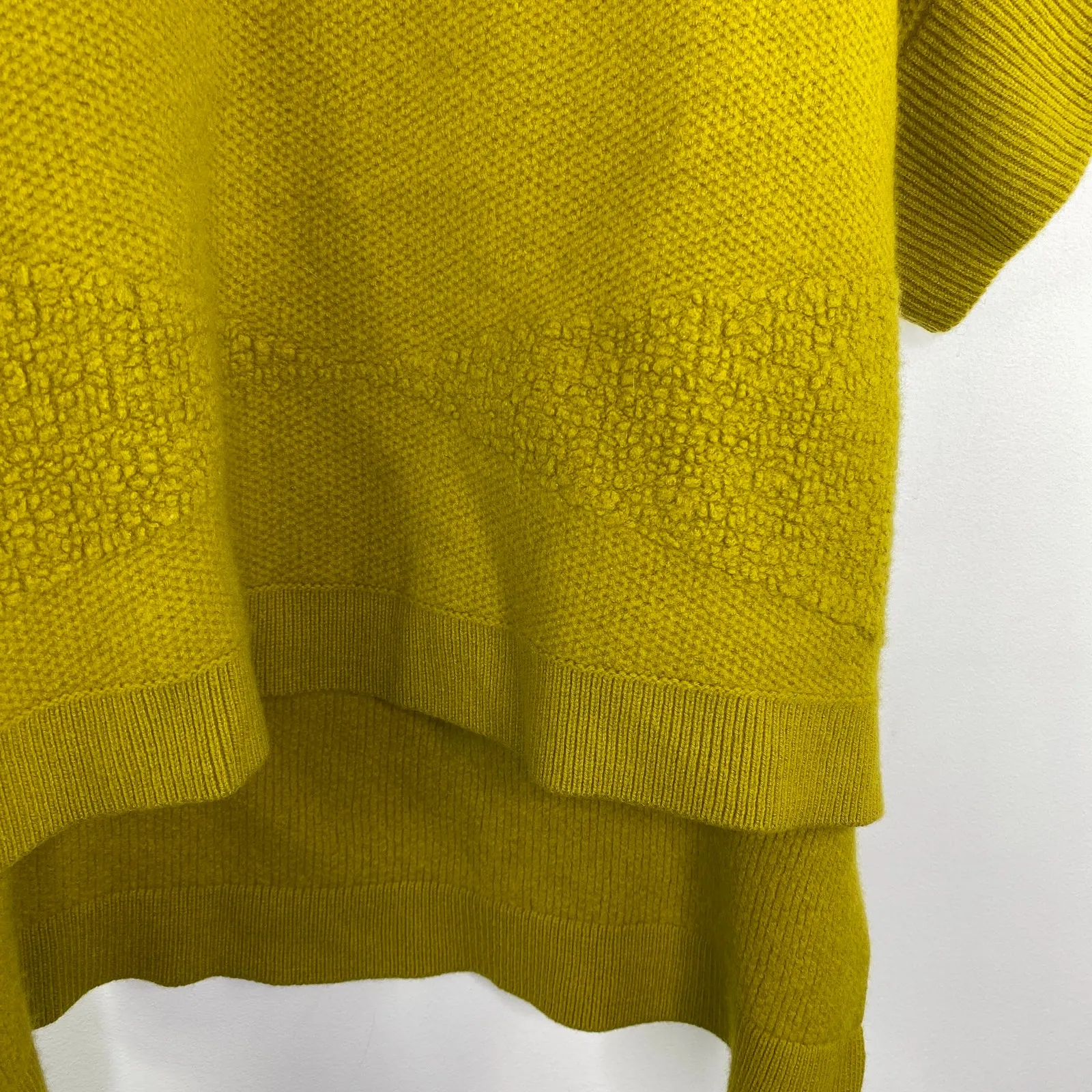 ELK Green Honning Merino Wool Blend Poncho Sweater Womens Size Small/Medium S/M - Image 3