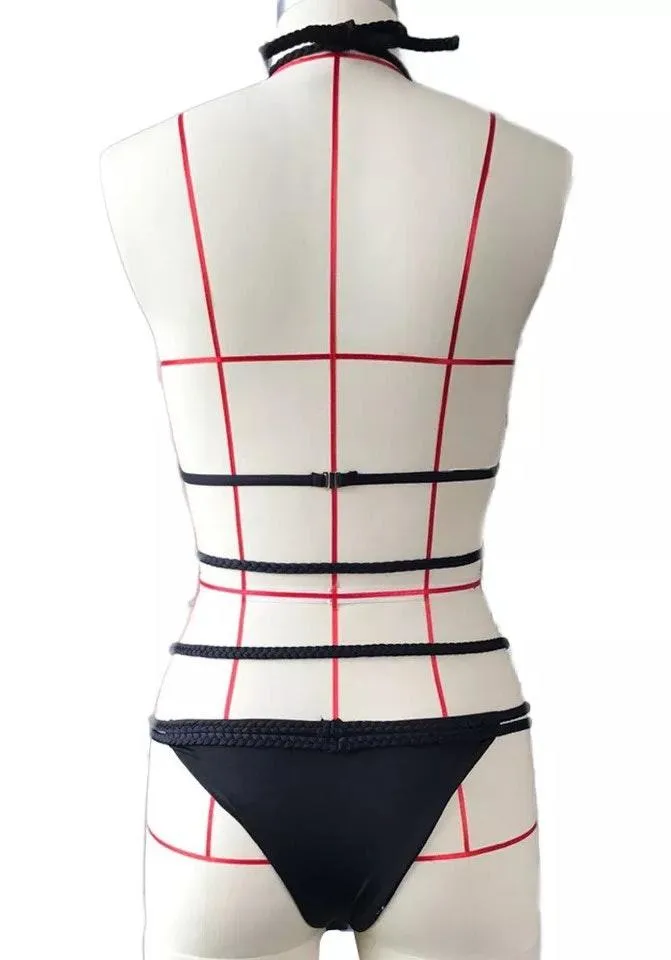 Boutinela white sexy bikini set - Image 3