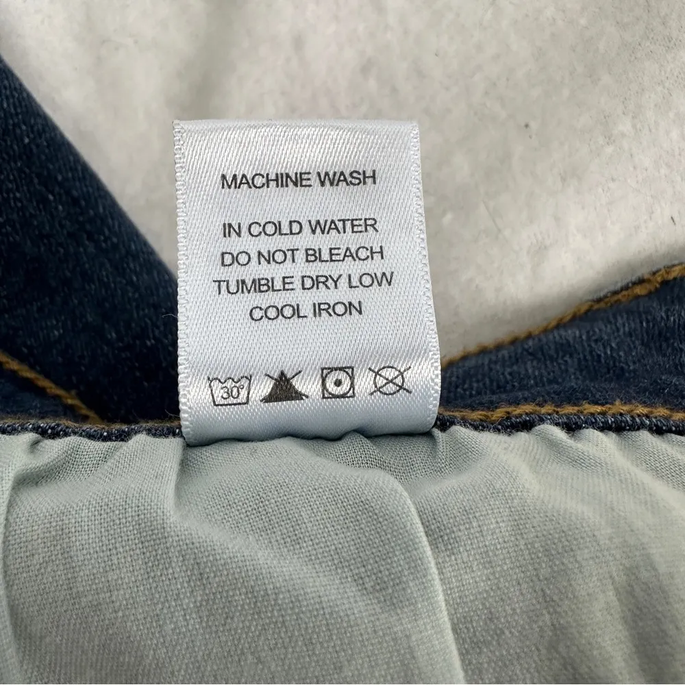 Judy Blue Skinny Fit Jeans 15/32 Blue Denim Raw Frayed Hem Stretchy Distressed - Image 14