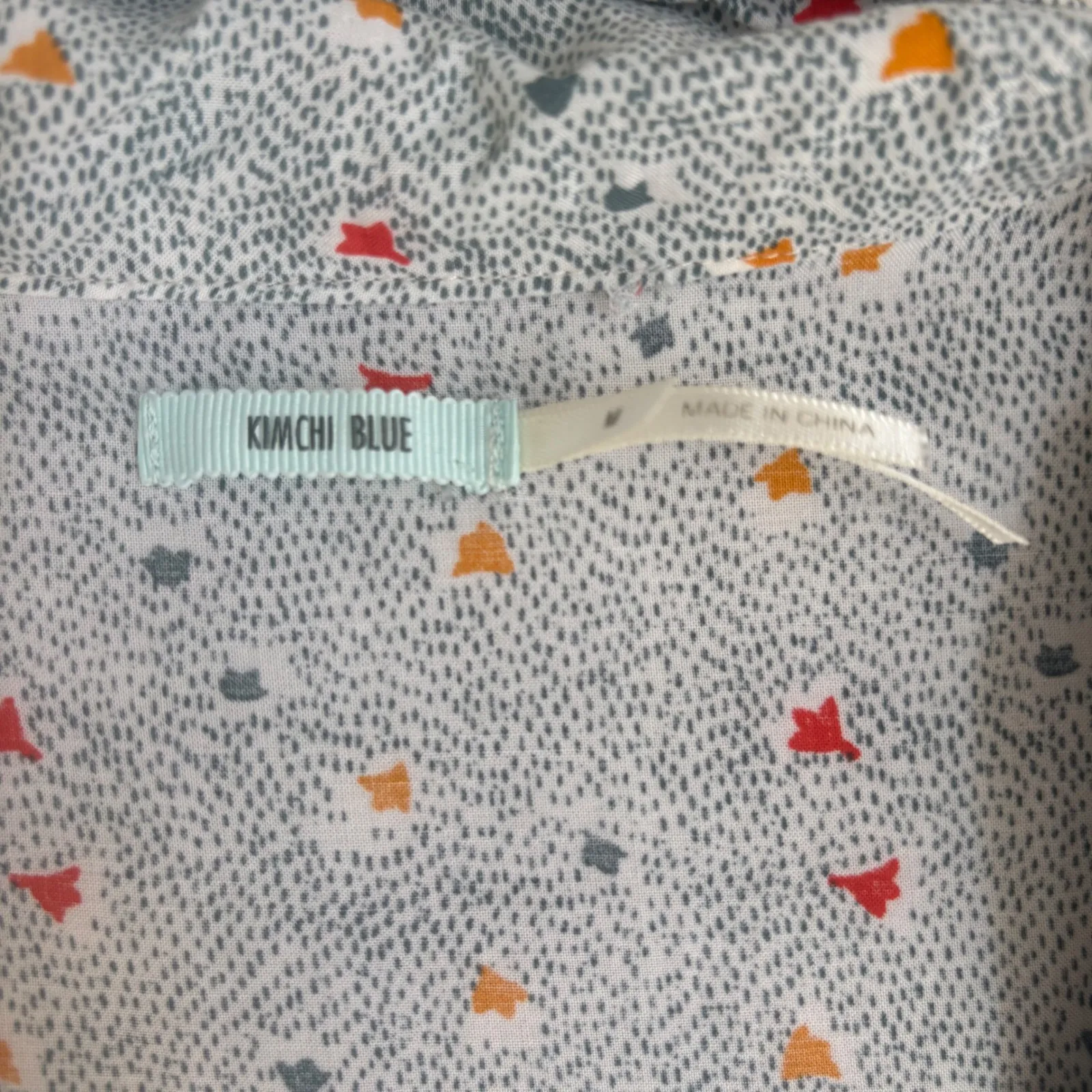 Kimchi Blue Urban Outfitters Lucy Mini Dress Floral Print Button Casual Size M‎ - Image 8