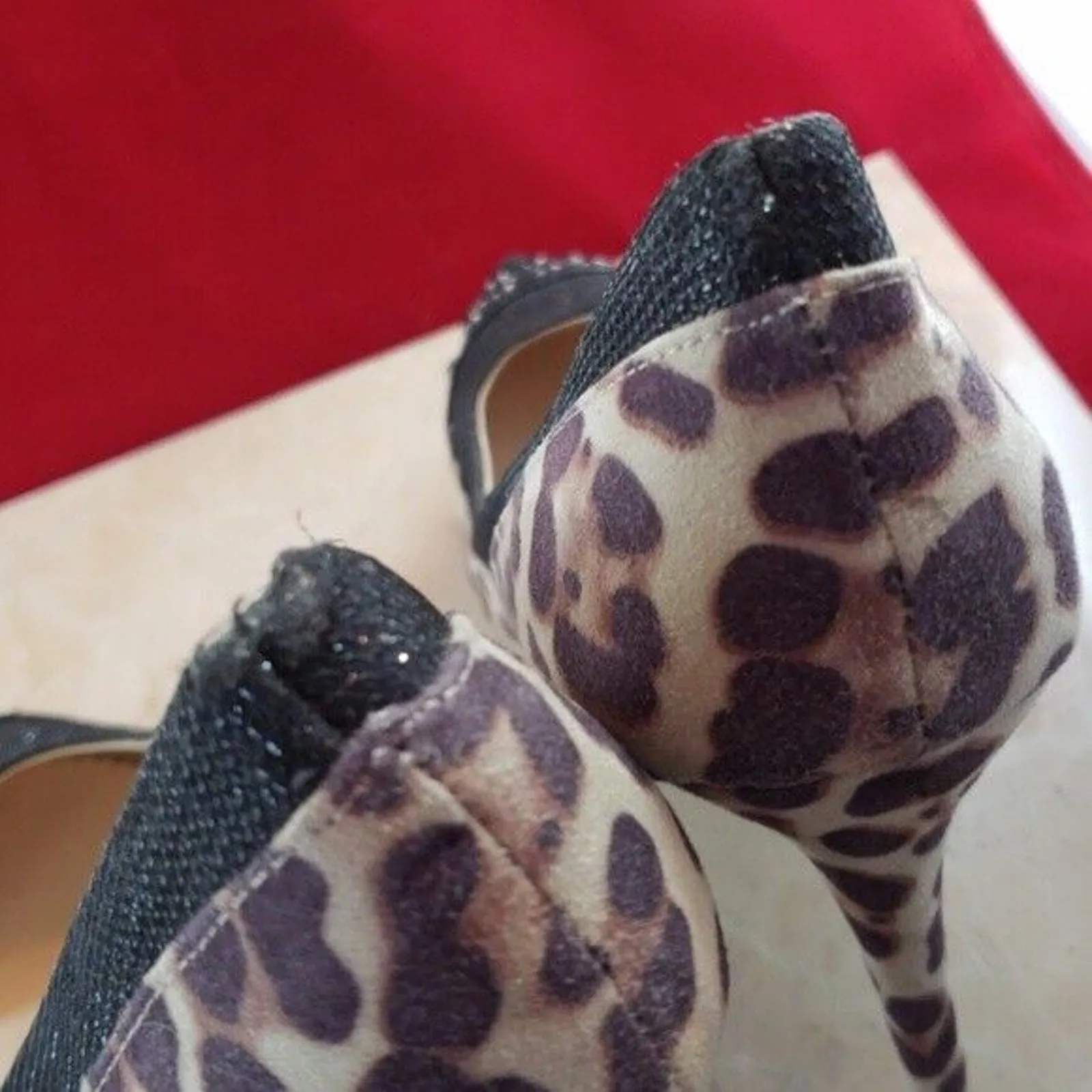Penny Loves Kenny Heels - Animal Print High Heels - Size 9.5 - Image 5