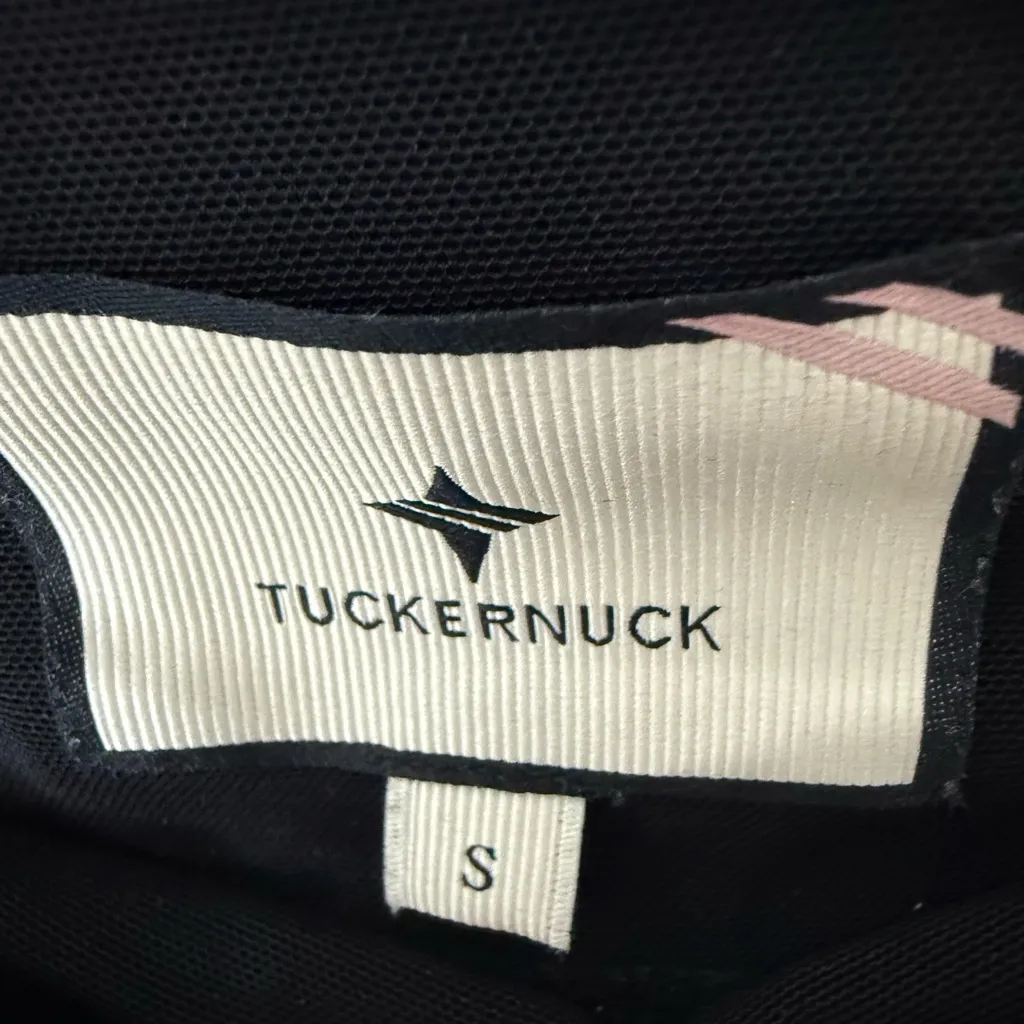 Tuckernuck black faux, leather high waisted wide waistband pants leggings. S - Image 7