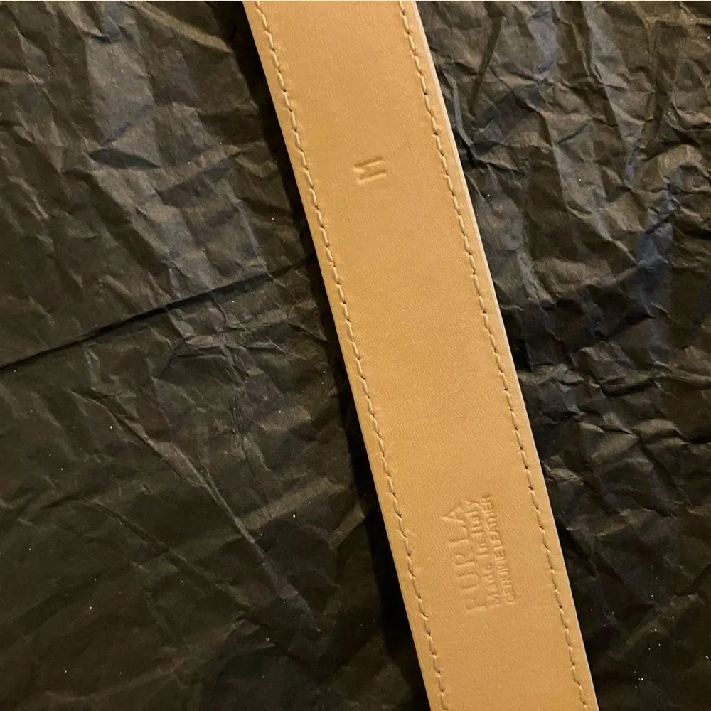 New Furla Leather Belt sz M Italy - Image 3