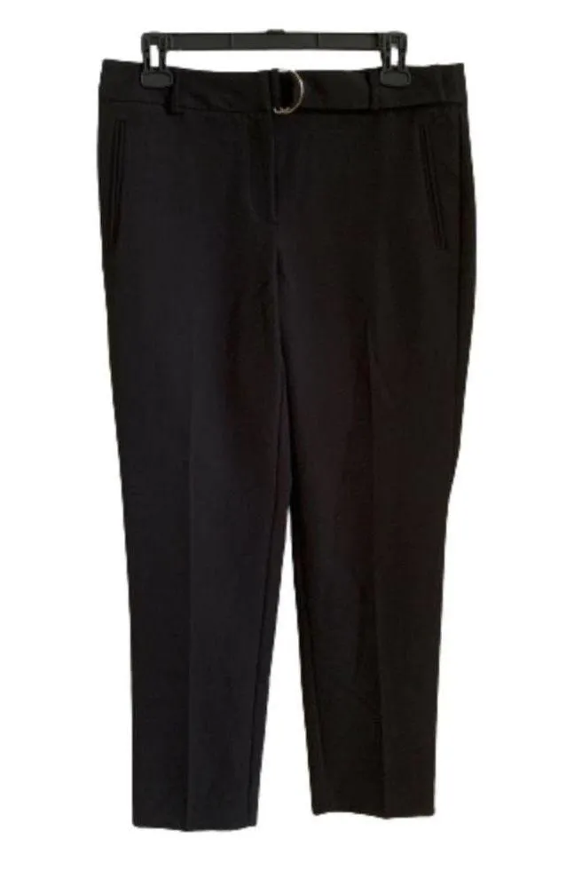 Adrianna Papell Pants Black Straight Leg Dress Career Slacks Pants Size 6 - Image 12