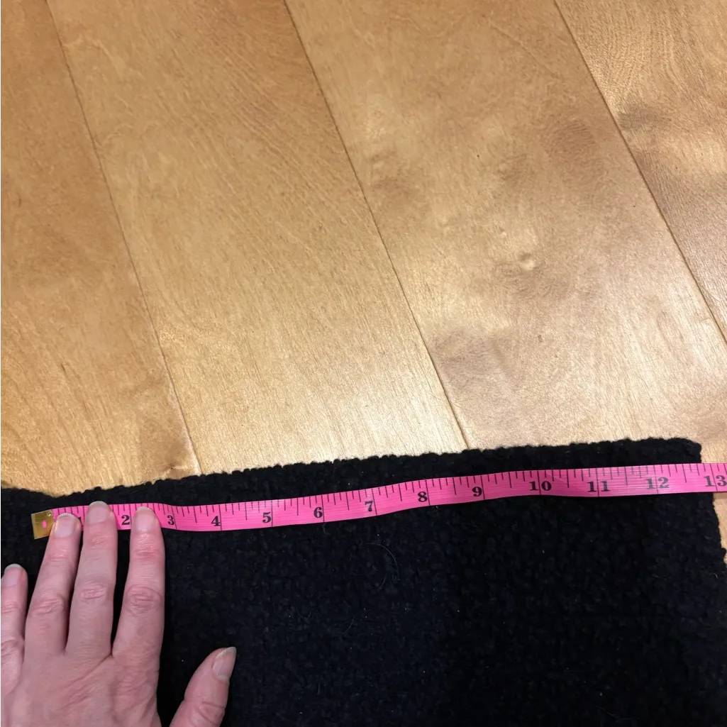 Missoni faux shearling boucle high heel knee boots black sz 37 6.5 new - Image 10