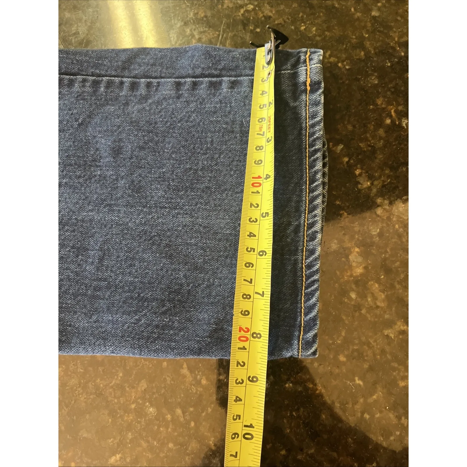 Vintage‎ Brittainia Women's Jeans Mom Jeans Dark Wash Hi Rise No Back Pockets Blue Size 24 - Image 10