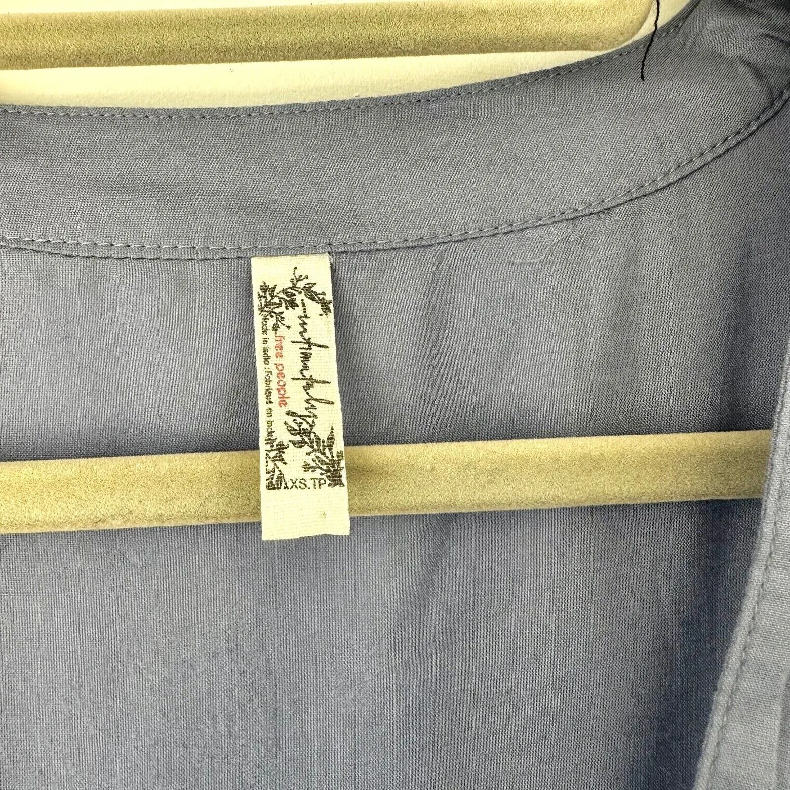 Intimately Free People Call Me Later‎ Ruffle Plunge Bodysuit Morning Sky Blue xs - Image 4