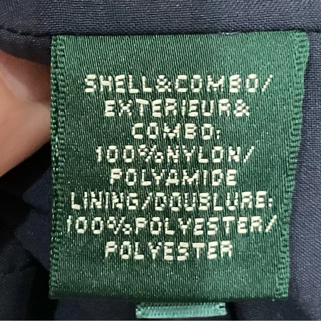 Lauren Ralph Lauren Cocktail Dress Ruched Cap Sleeve Sheath Sz 4 Navy Sequins - Image 5