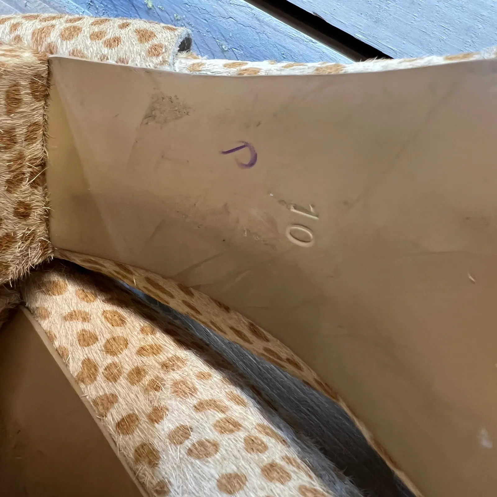 Pilcro And The Letterpress Calf Hair Block Heel Pumps Cheetah Anthropologie 10 - Image 10