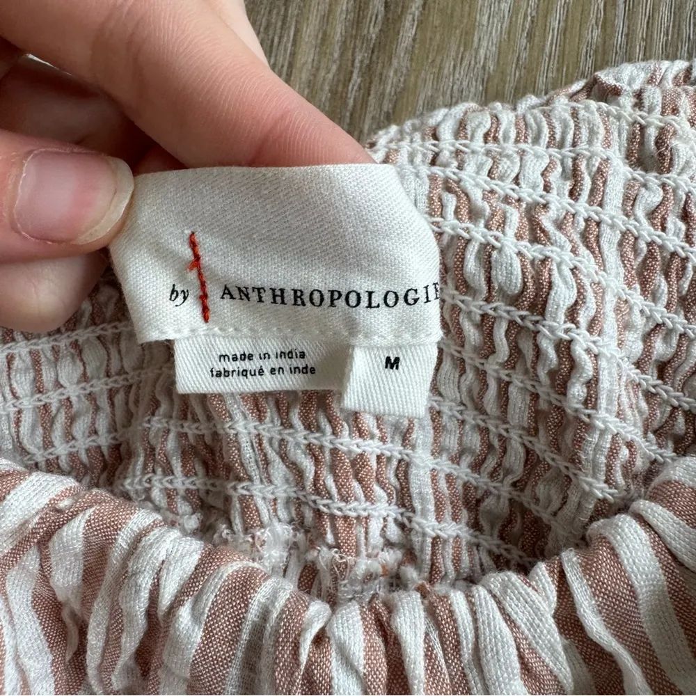 Anthropologie A+ Ruffle Smocked Blouse - Image 7