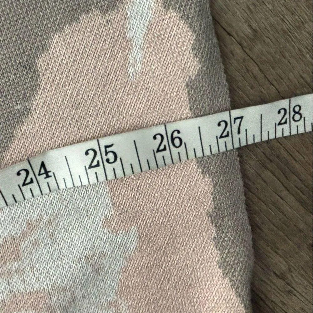 Ruby Rd. Floral Lightweight Tan Pink Crew Neck Sweater Women’s Size XL - Image 9