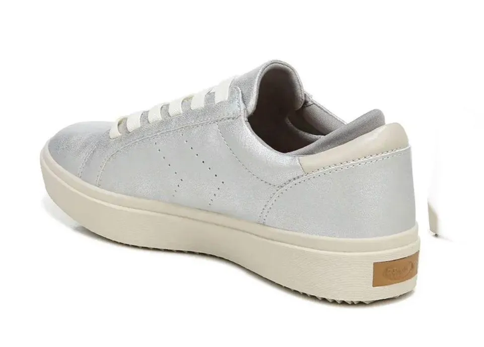 Dr. Scholl’s Silver Metallic Wink Lace Sneaker Size 6 NEW - Image 2