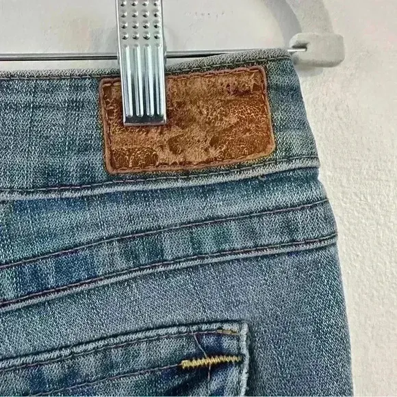 True Religion Jeans Womens Size‎ 28 Straight Leg Distressed Low Rise Vintage Y2k - Image 10