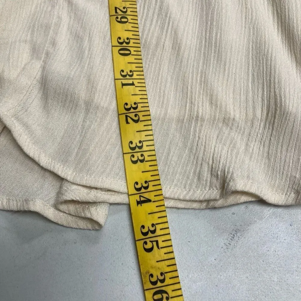 ILLA ILLA‎ Women’s Floral Lace Cream Dress Size Small - Image 6