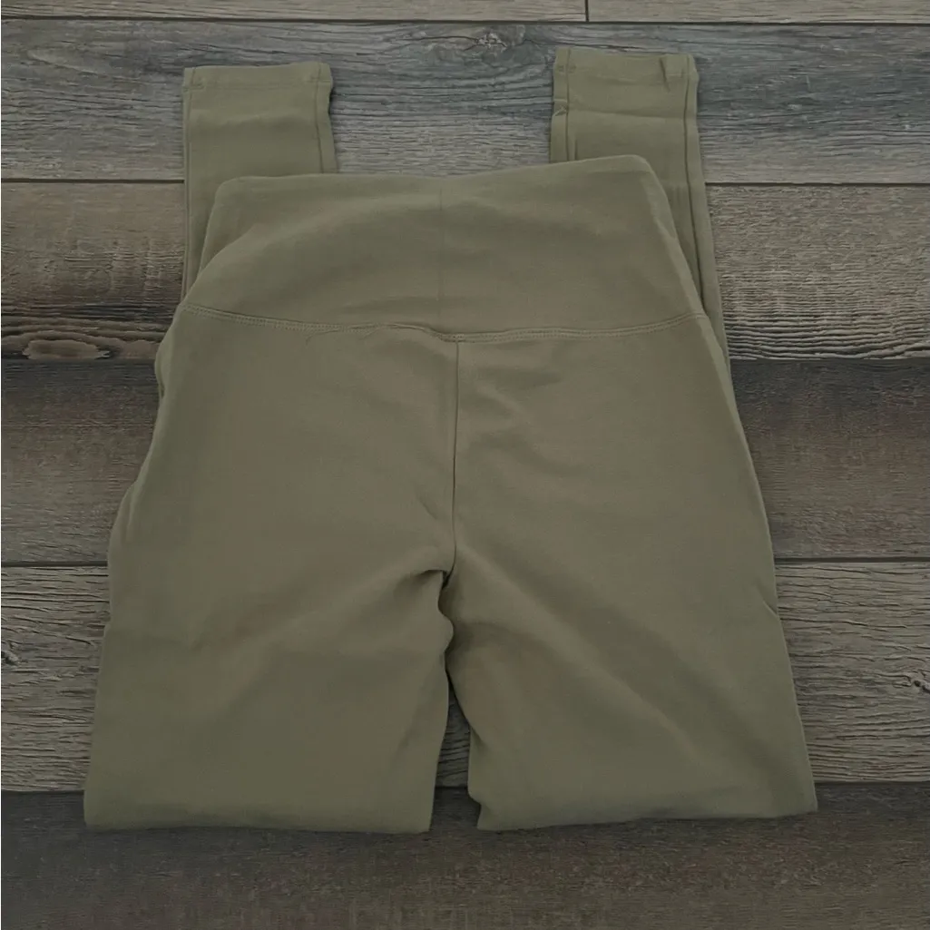 Zenana Outfitters Cotton Wide Waistband Moto Leggings - Image 5