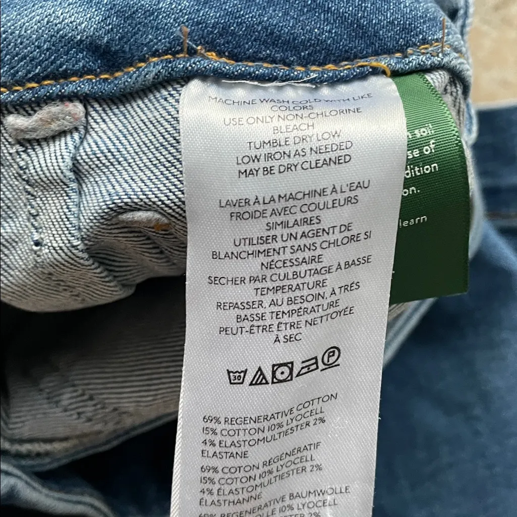 Anthropologie Maeve The Colette Regenerative Cotton Crop Wide-Leg Jeans - Image 13