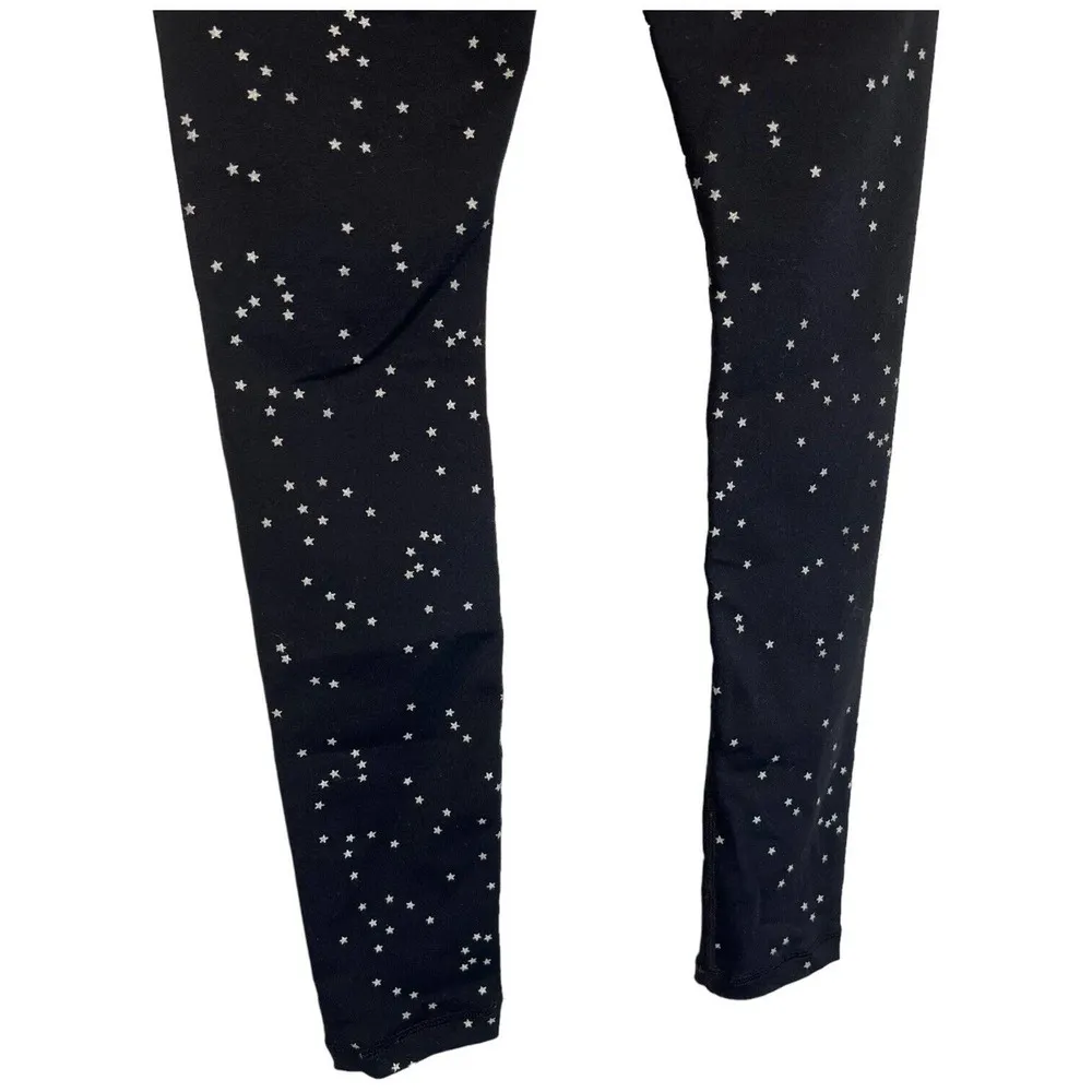 Spiritual Gangster Night Sky Star Celestial High Waisted Leggings Black S - Image 10